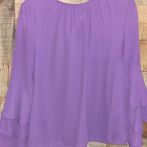 Beautiful flounce sleeve blouse